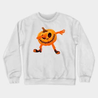 Halloween Shirts For Boys Kids Dabbing Pumpkin Crewneck Sweatshirt